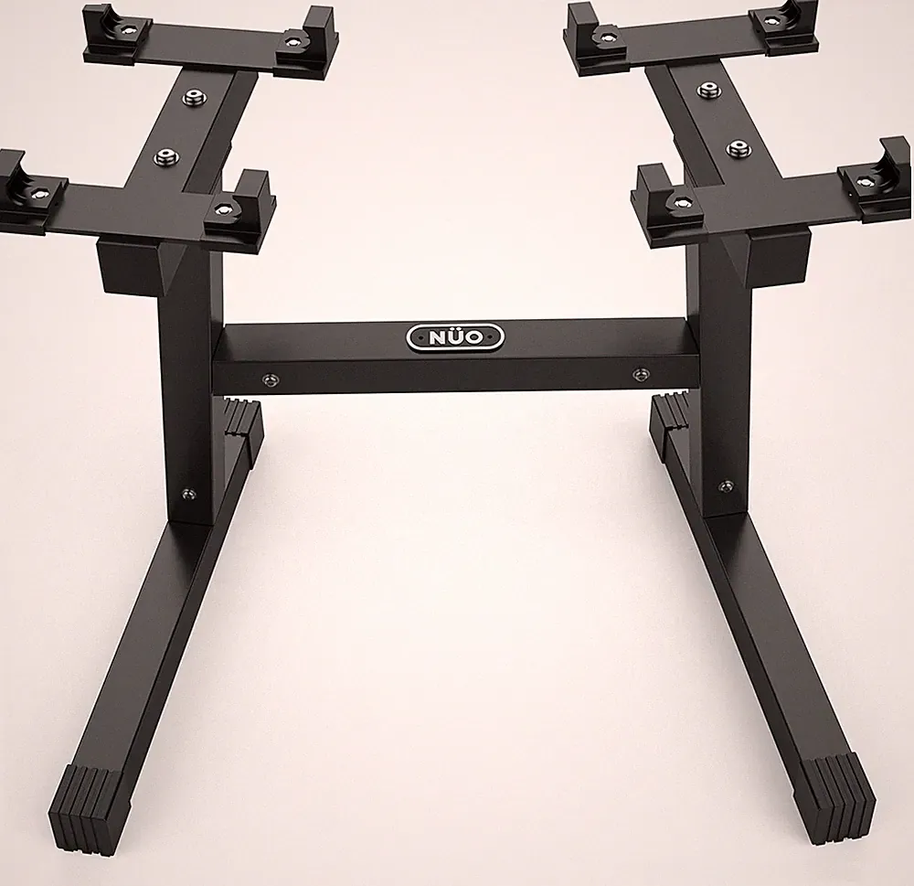 Nuobell Adjustable Dumbbell Rack and Stand. Perfect Home-Gym Dumbell Rack for At