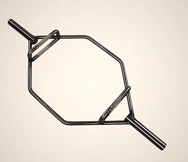 Olympic 2 Inch Hex Weight Lifting Trap Bar 1000 Pound Capacity Regular Black