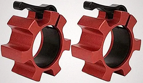 Olympic Barbell Collar Aluminium Alloy Dumbbell Locking Spin Clip Perfect for...