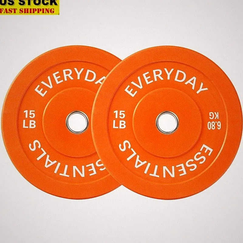 Olympic Bumper Plates 15lbs Pair Adjustable Dumbbell Set 40lbs Fitness Weights