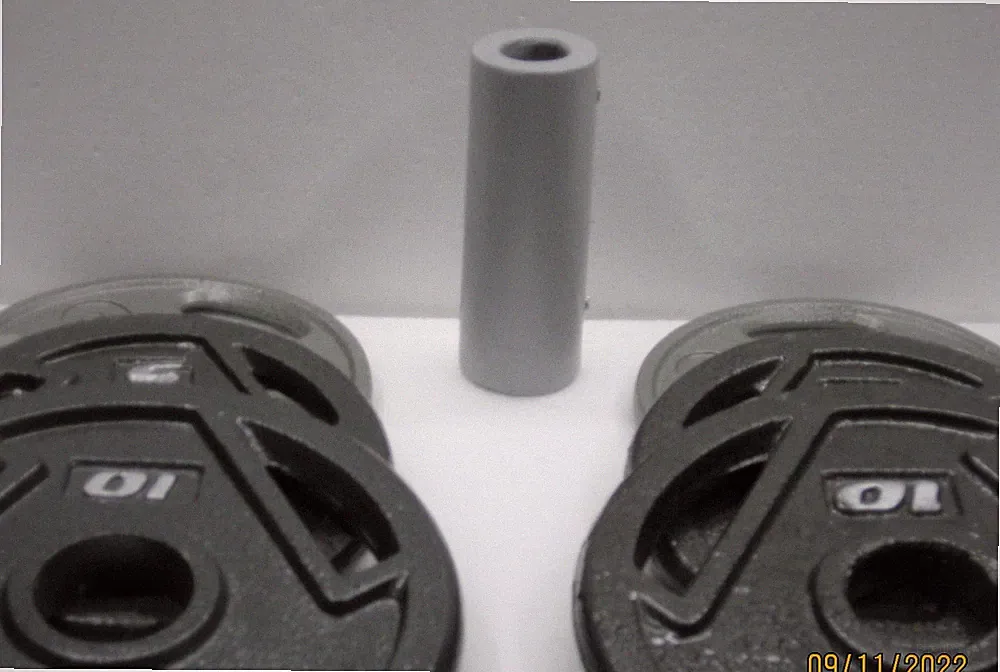 "olympic" conversion sleeve 1" to 2" for your barbell or dumbbells