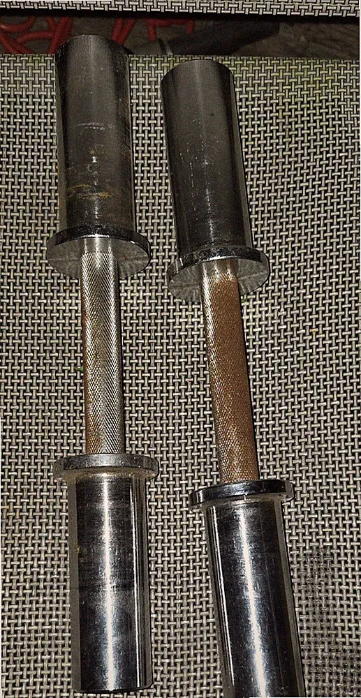 Olympic Curl Bar and Dumbbell Handle Set- Set of 3 Barbells Marcy