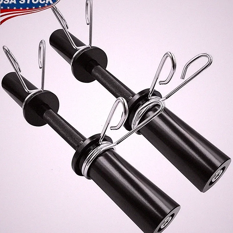 Olympic Dumbbell Bar Set 16in Solid Steel Non-Slip Rotating Sleeves 150lb New