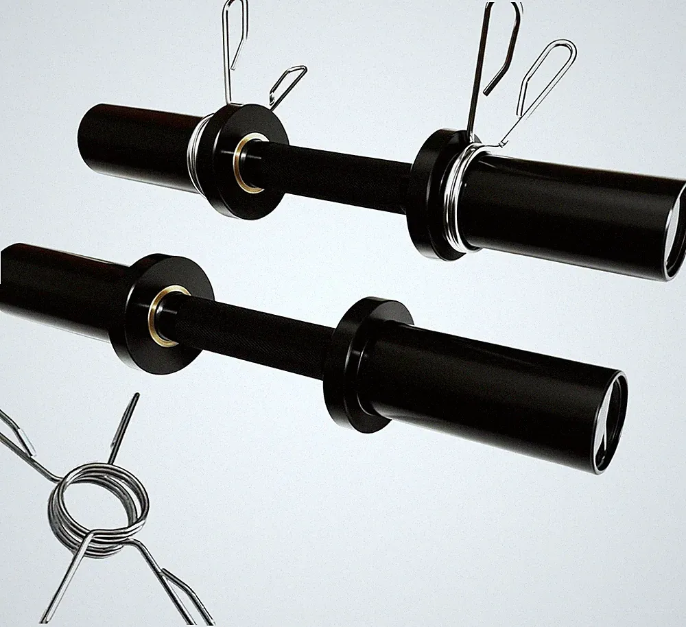 Olympic Dumbbell Handle, Loadable Dumbbell Bars for 2 Inch Olympic Weight