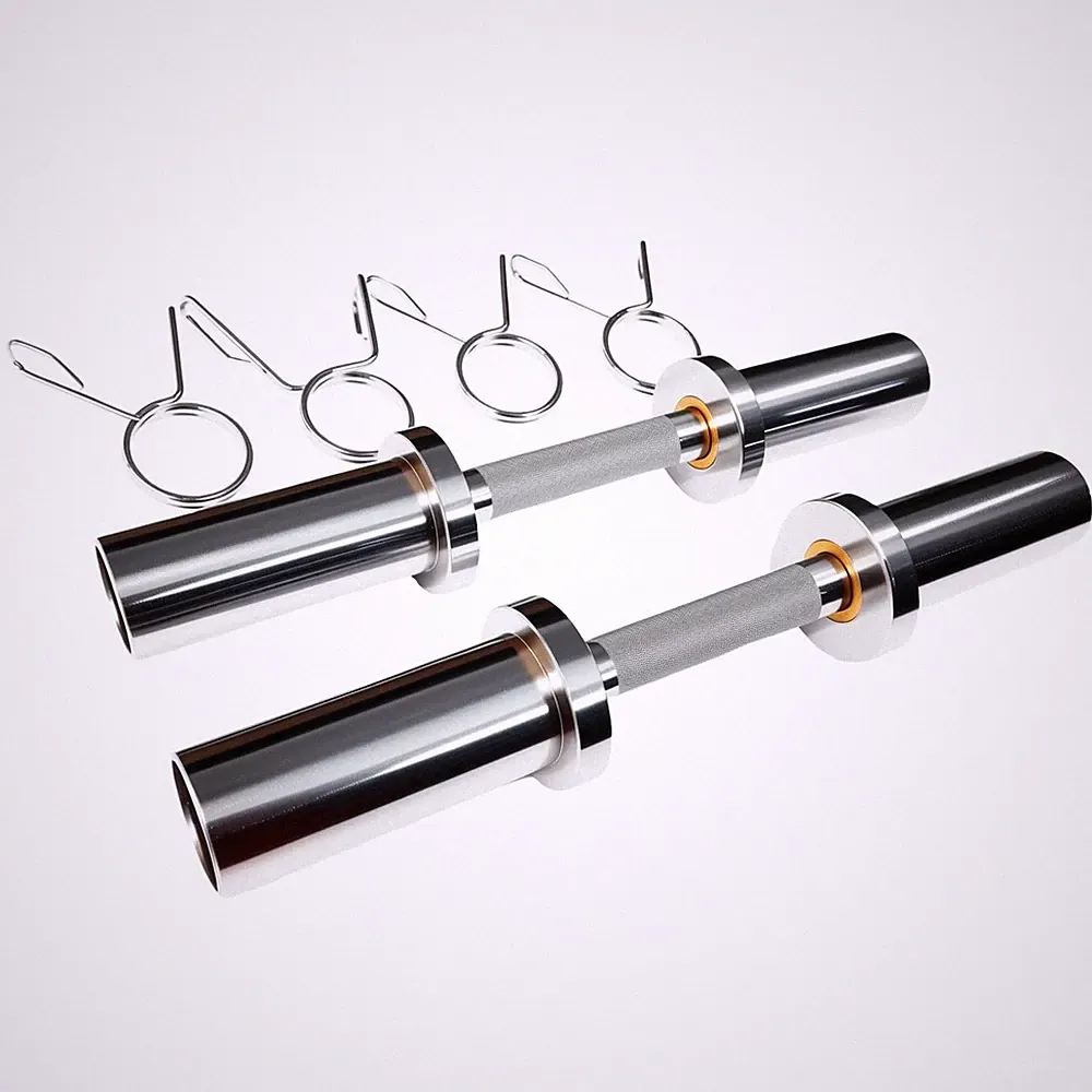 Olympic Dumbbell Handle, Loadable Dumbbell Bars for 2 Inch Olympic Weight Pla...