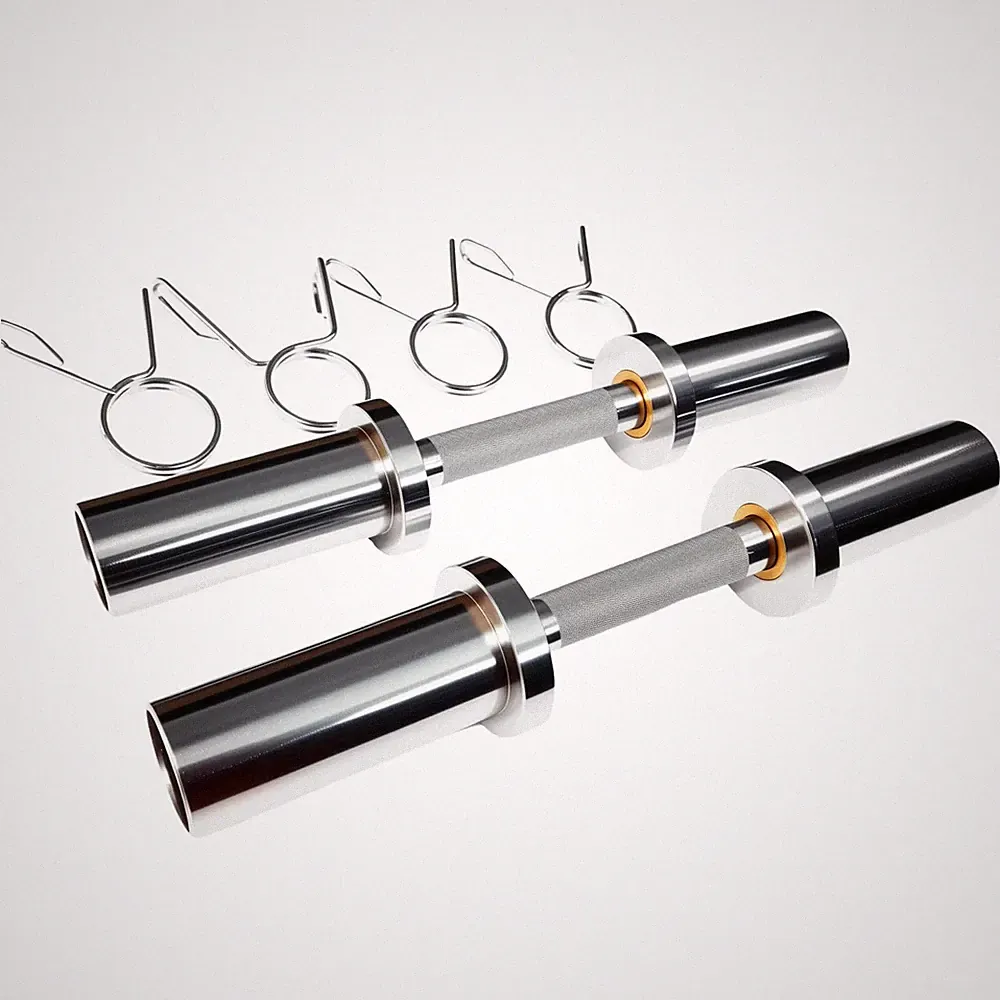 Olympic Dumbbell Handle, Loadable Dumbbell Bars for 2 Inch Olympic Weight Pla...