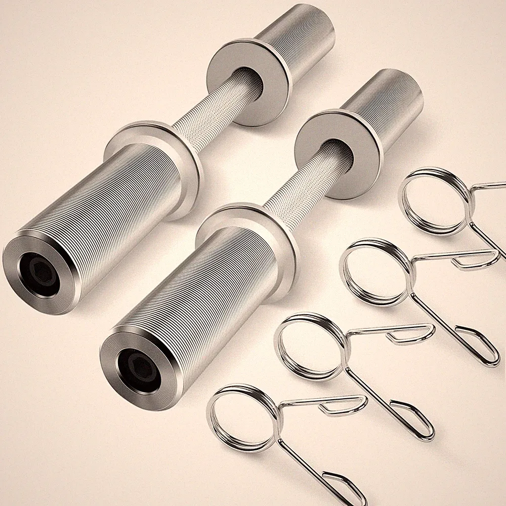 Olympic Dumbbell Handles: 20" Dumbbell Set for 2" Olympic Weight Plates, Weig...