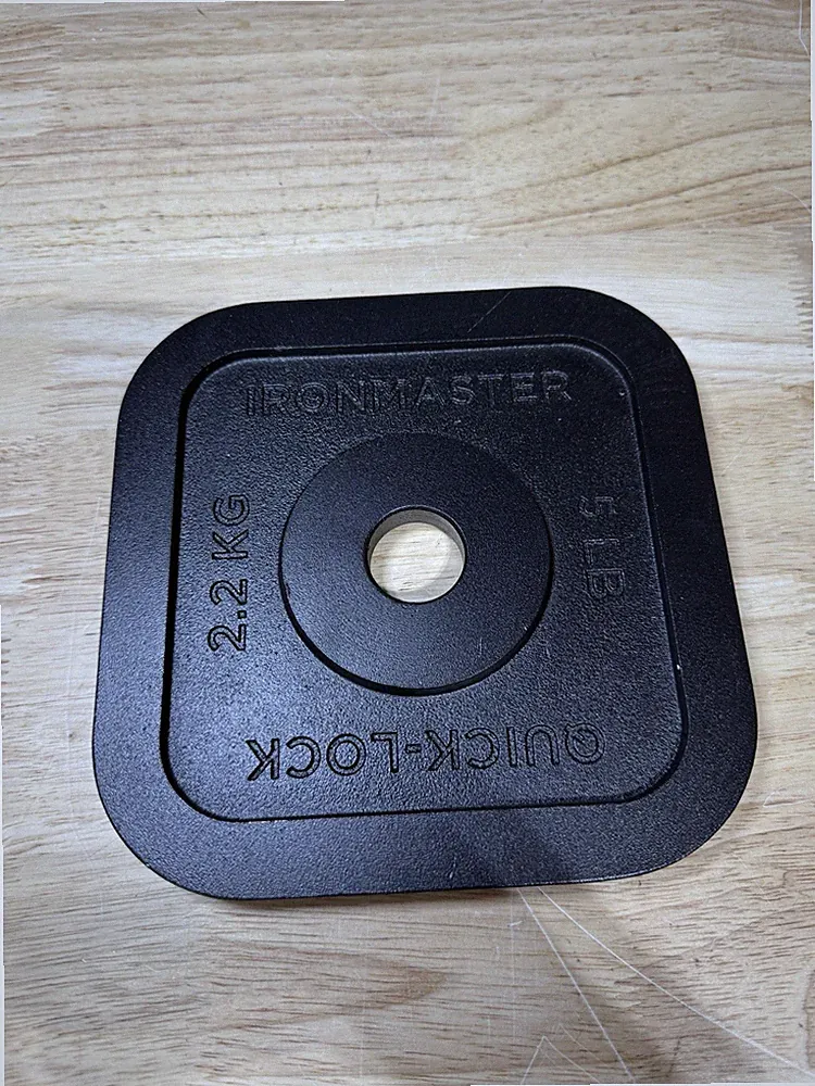 One SINGLE Ironmaster Quick-Lock Plate Weight 5LB (2.2kg) NEW