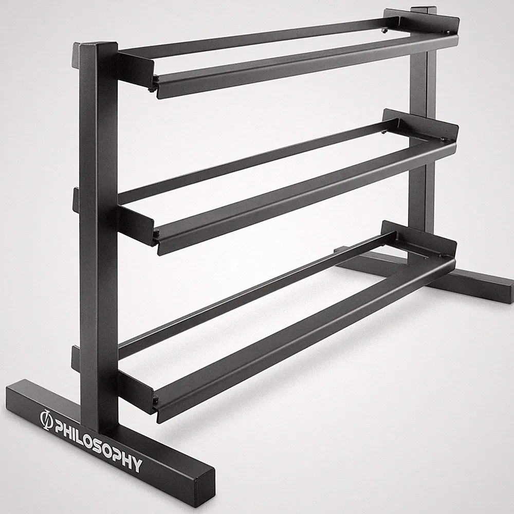 OPEN BOX - 3-Tier Dumbbell Weight Rack, Heavy-Duty