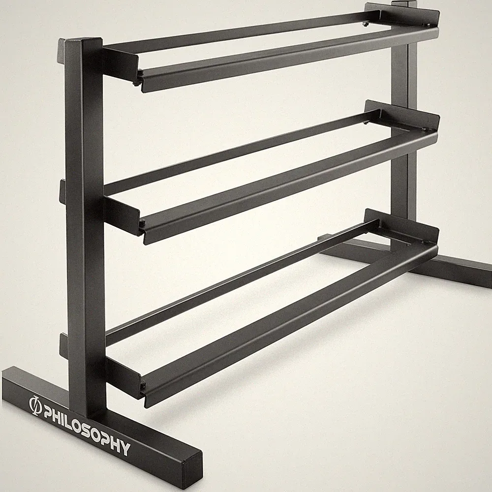OPEN BOX - 3-Tier Dumbbell Weight Rack, Heavy-Duty