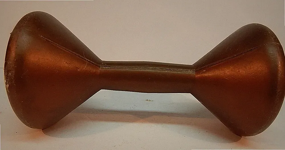 Orbatron 5# Copper-Colored Plastic Coated Dumbbell 1x x2 VGC++