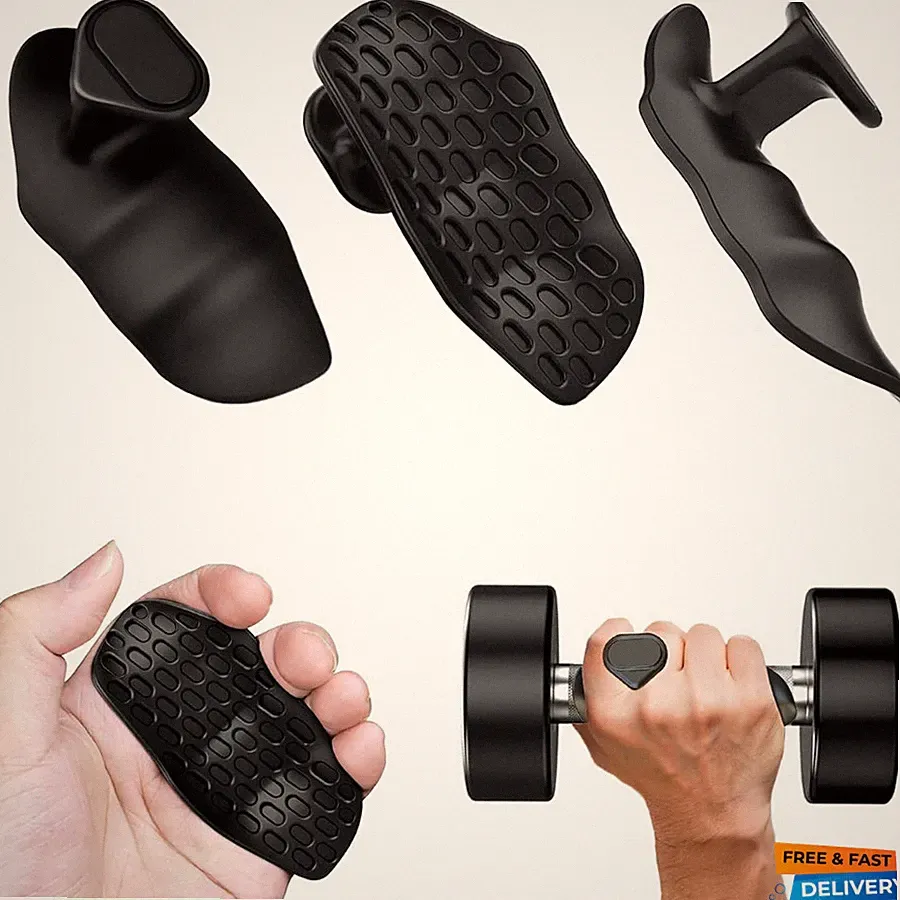 OSHOTX Anti-Slip Workout Grips for Gym Training, Deadlift, Pull-Ups, Weight