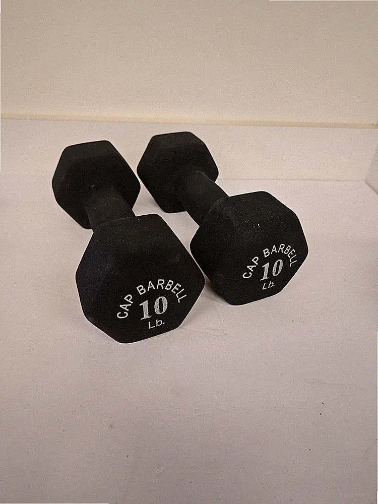 Pair Of 10lb CAP neoprene Dumbbells