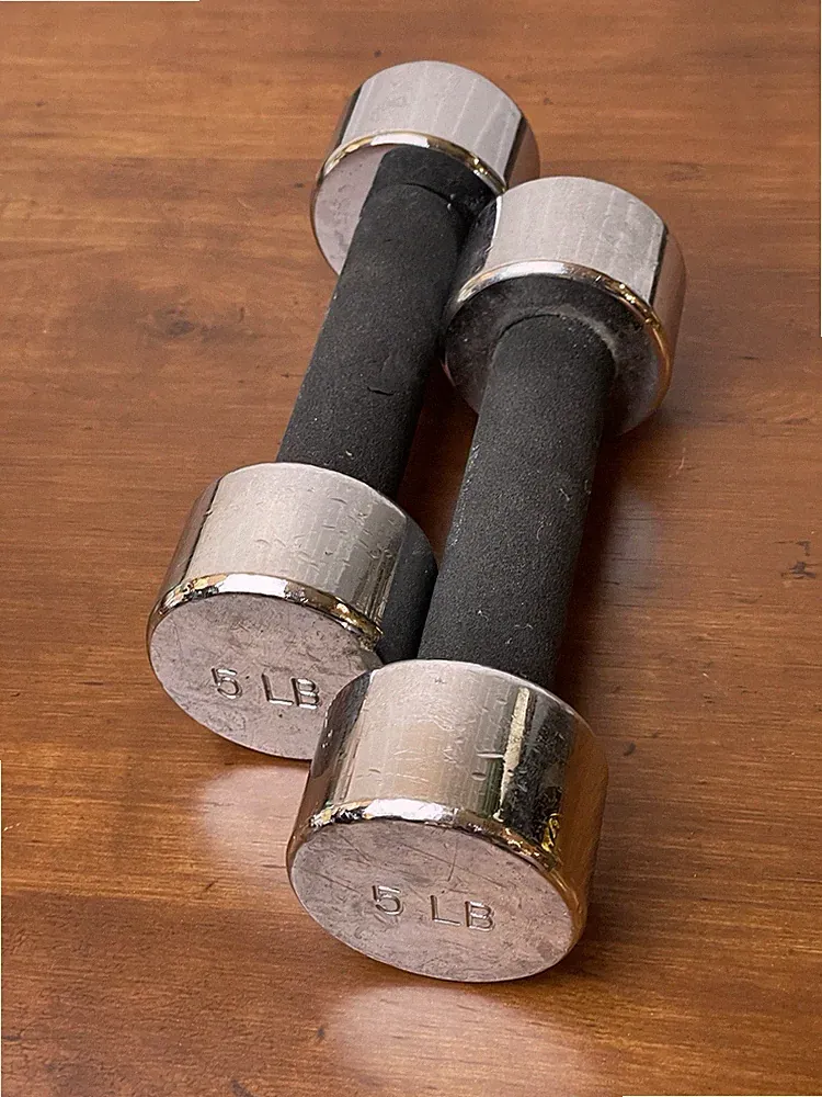 Pair Of 5 LB Dumbbells