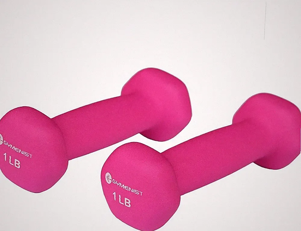 Pair of Dumbbells Set of 2 Soft Non Slip Grip Dumbbells Pair Covered with Neopre