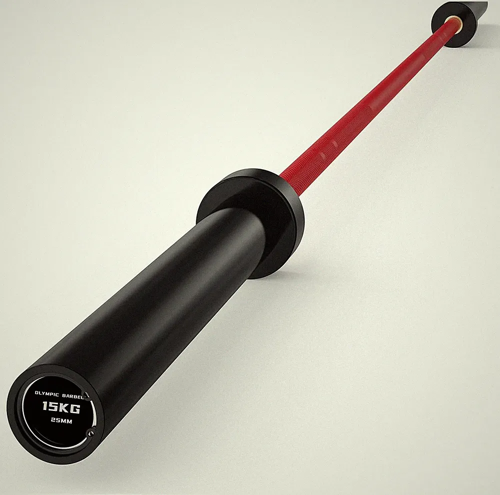 PAPABABE Olympic Barbell, 4ft/6.5ft Straight Barbell for Strength Training and