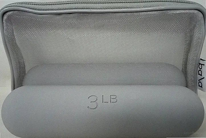 Perfect Gift Bala Dumbbell Bars 2 X 3 lb ( Each) Hand Weights in Grey NEW