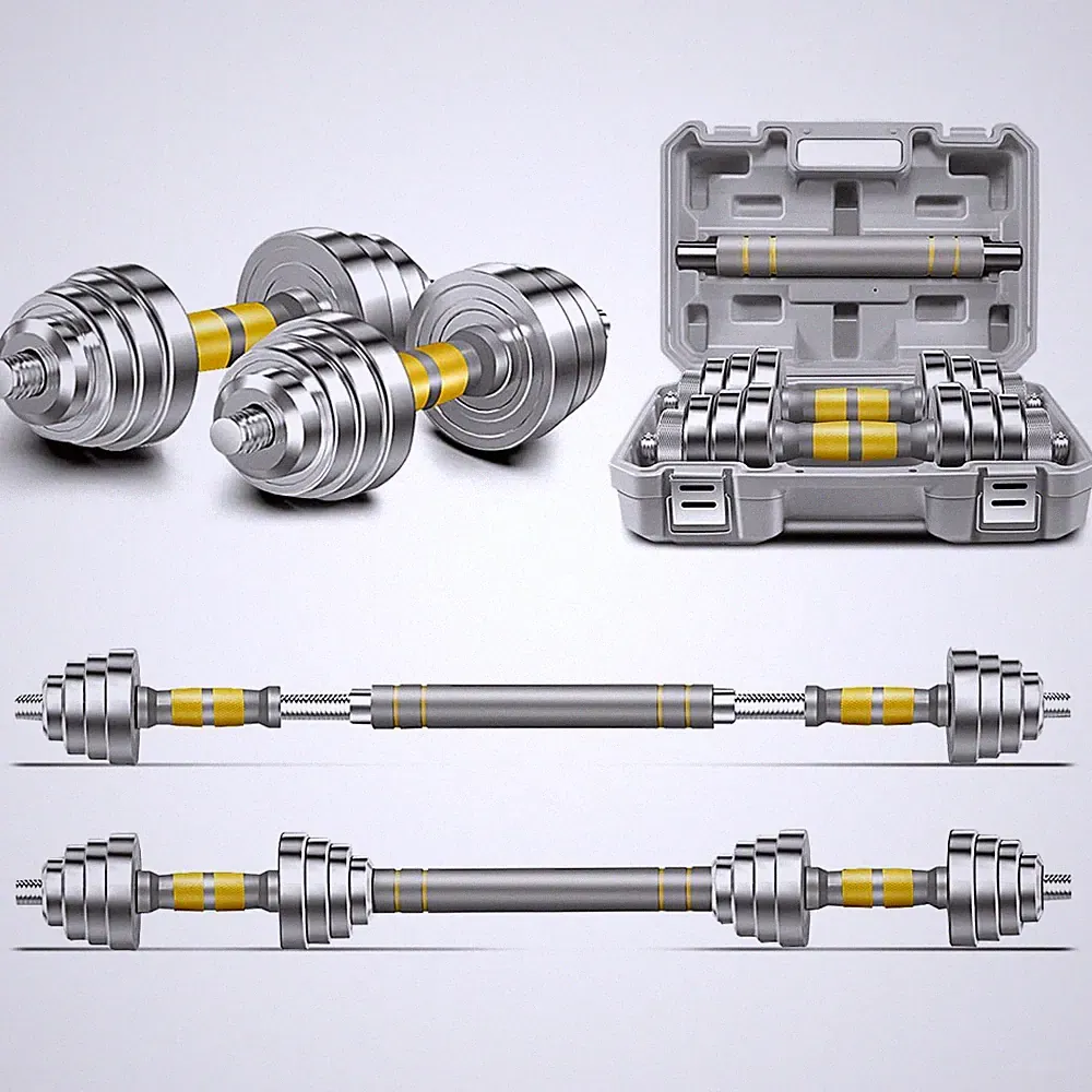 PHOEROS Adjustable Dumbbell Set 44/66/88 Lbs 3in1