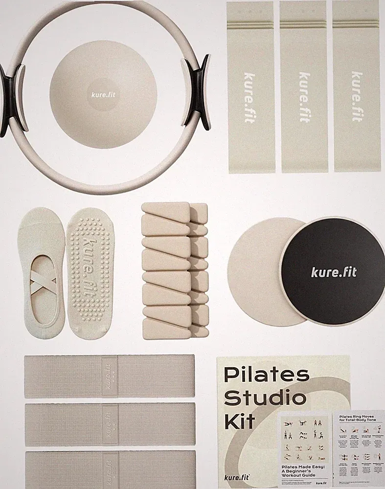 Pilates Kit for Women – Home Pilates Equipment Set with Ring, Ball & Resistance