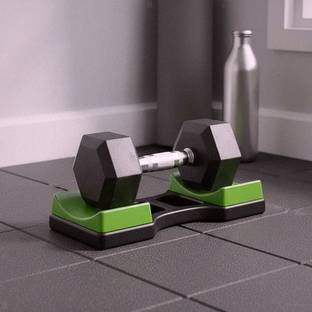Plastic Dumbbell Rest Space-Saving Dumbbell Cradle Non-Slip for Beginners
