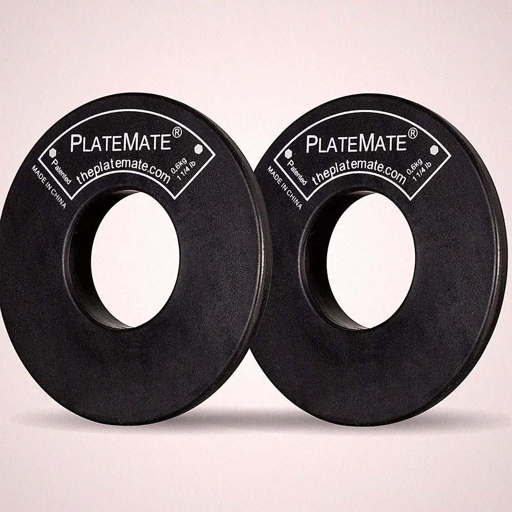 PlateMate Micro Loading 1.25 Pound Donut Weight Plate - 1 Pair