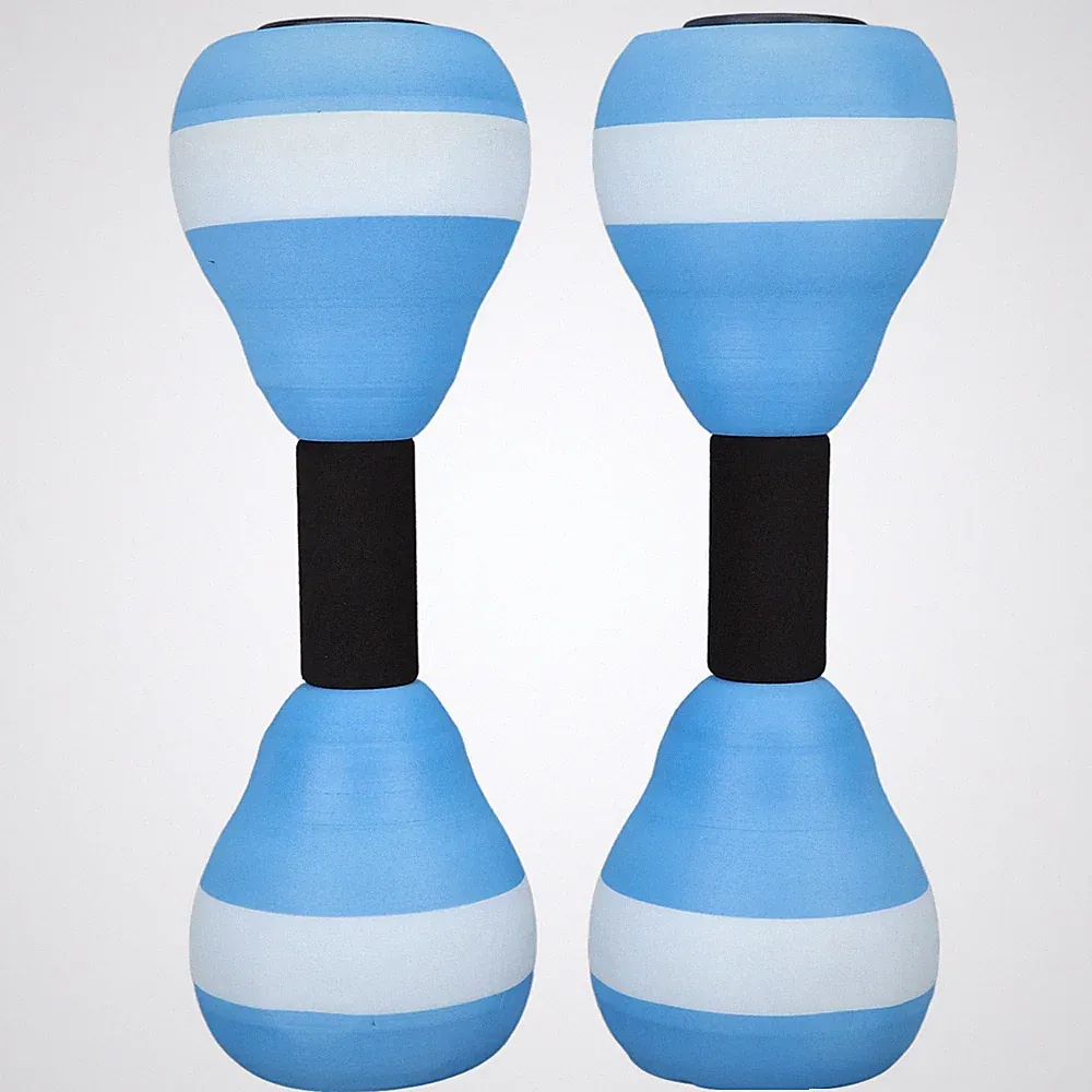 Pool Dumbbells 1 Pair Aquatic Dumbbells EVA Floating Water Dumbbells Aerobic Exe
