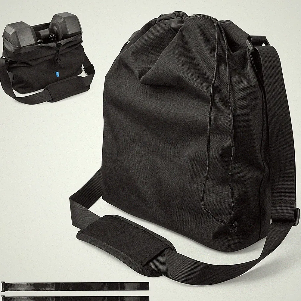 Portable Dumbbell Carry Bag with Adjustable Strap for 5-20 LBS Weights
