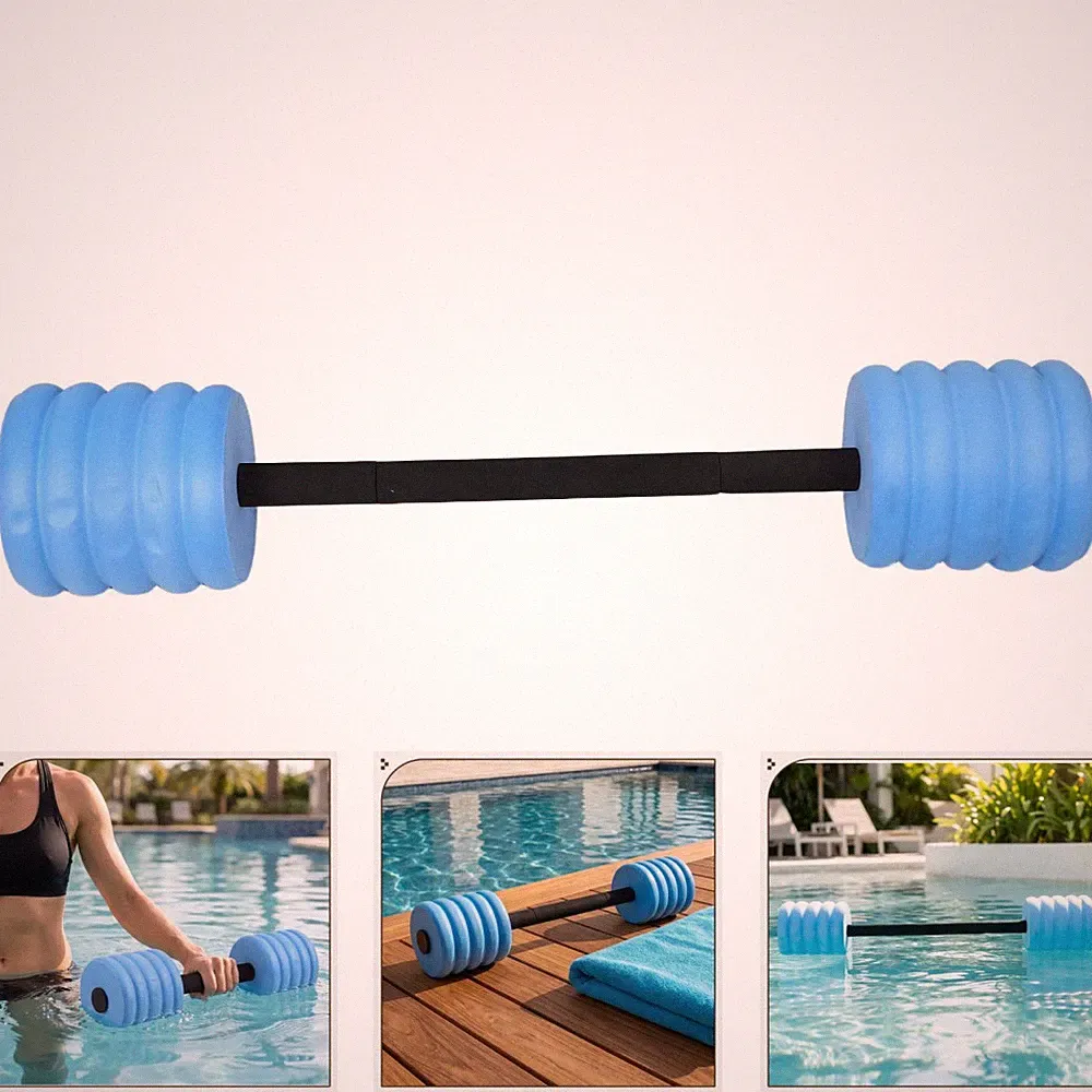 Portable Eva Foam Water Dumbbells for Home Aquatic Exercise and Travel