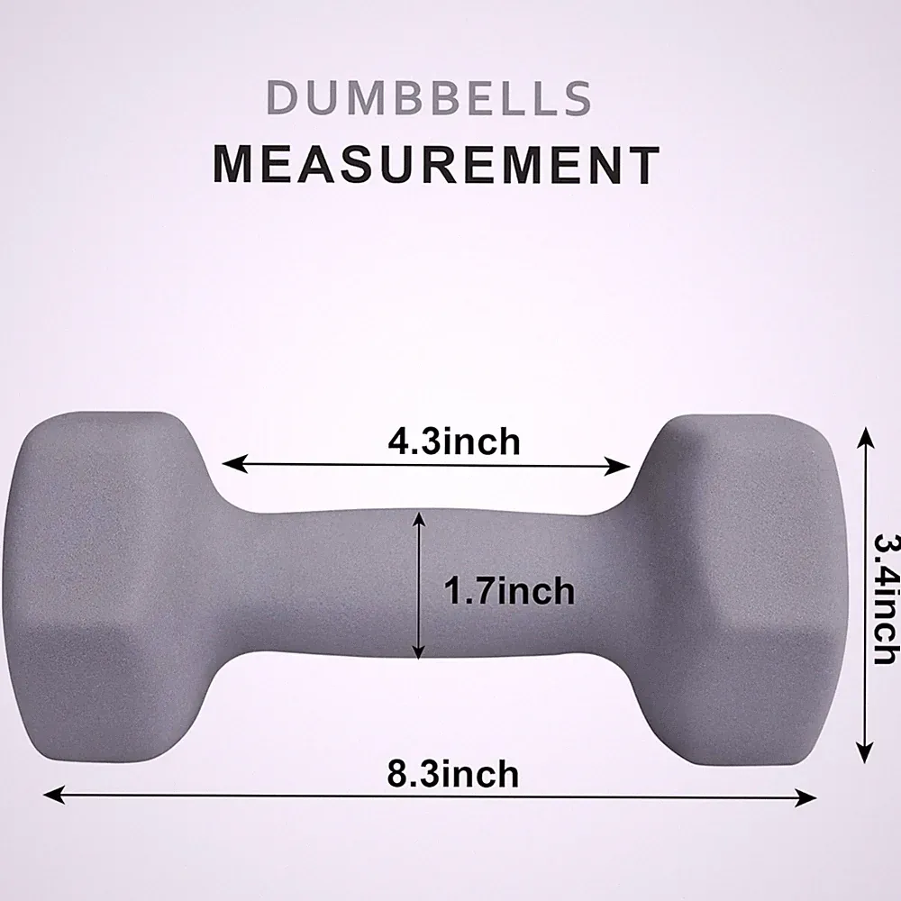 Portable Neoprene Dumbbells for Workouts