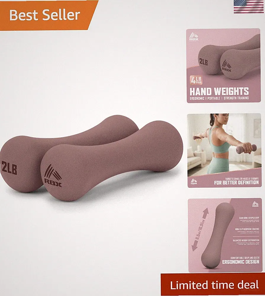 Portable Non-Slip Neoprene Dumbbells - Ideal for Strength & Cardio Training