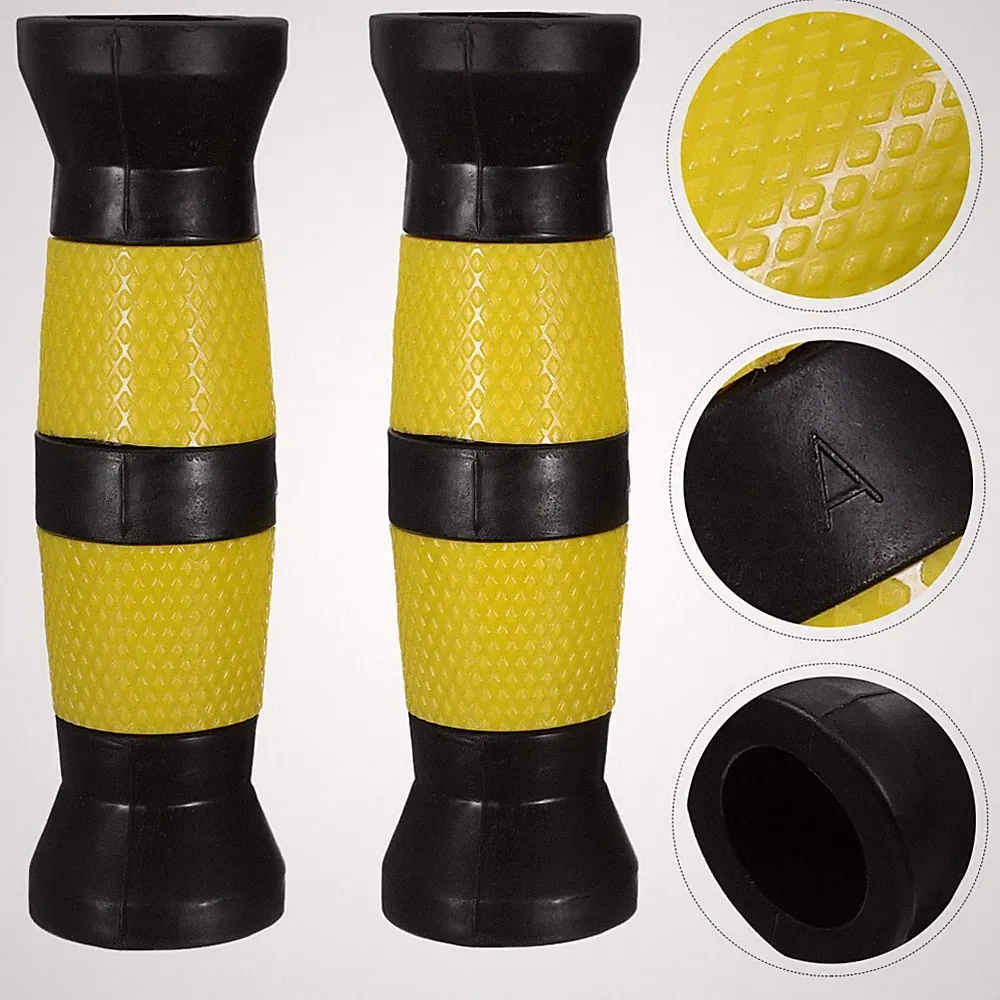 Portable Reusable PVC Dumbbell Covers 2Pcs Thick Anti Slip Grips for Gym Use