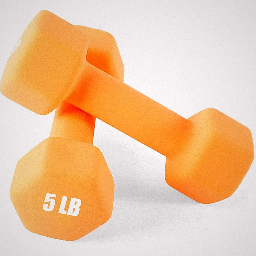 Portzon Dumbbells Neoprene with Non Slip Grip weight for Total Body Workout E...