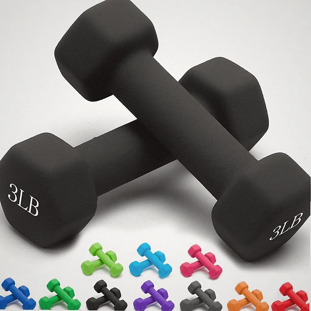 Portzon Weights Dumbbells 10 Colors Options Compatible with Set of 2 Neoprene Du