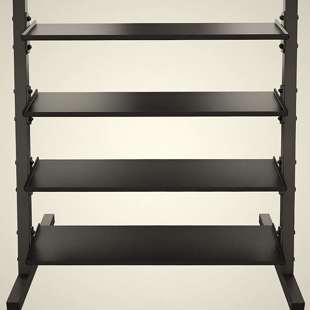 Power Systems 4Tier Dumbbell Rack for 1-15lb Neoprene Vinyl Weights Storage Rack