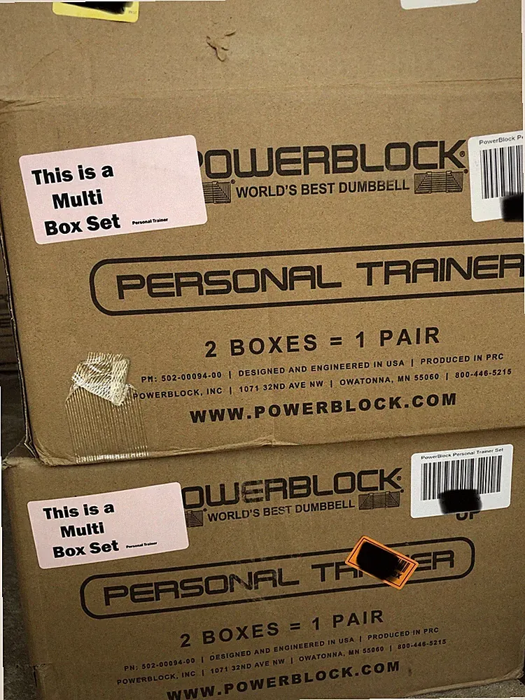 Powerblock Adjustable Dumbbells(PAIR)Personal Trainer Set. 5-50lbs Local Pickup