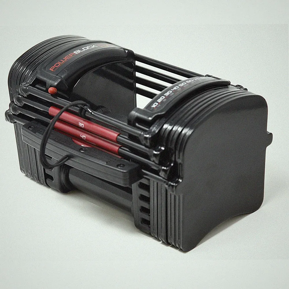 POWERBLOCK ADJUSTABLE SINGLE DUMBBELL - BLACK - Scratch & Dent