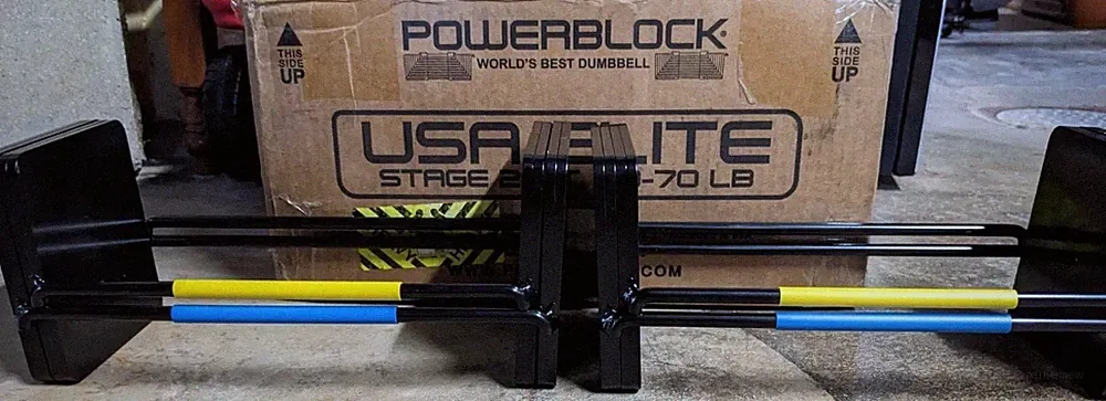 PowerBlock Elite EXP 90 Stage 2 Adjustable Dumbbell Expansion Upgrade 50 to 70lb