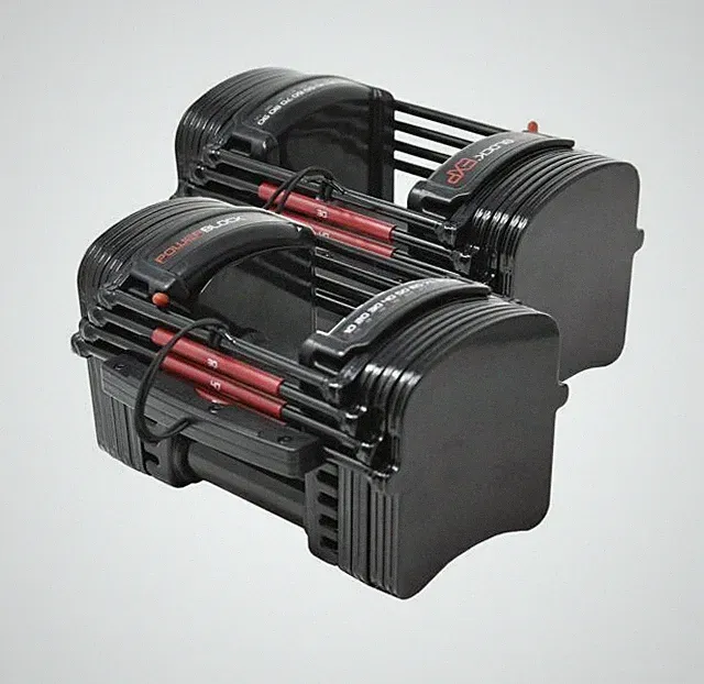 Powerblock Exp Stage 1 Adjustable Dumbbell 50lb Pair Set 50 Pounds Dummbells