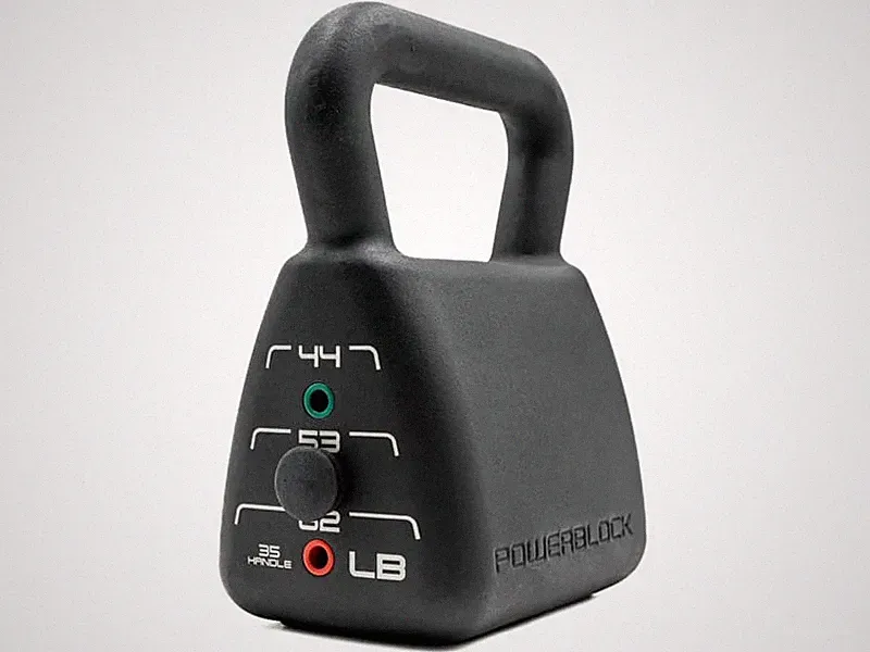 PowerBlock Heavy Adjustable Kettlebell - 35-65 lbs. - NEW!