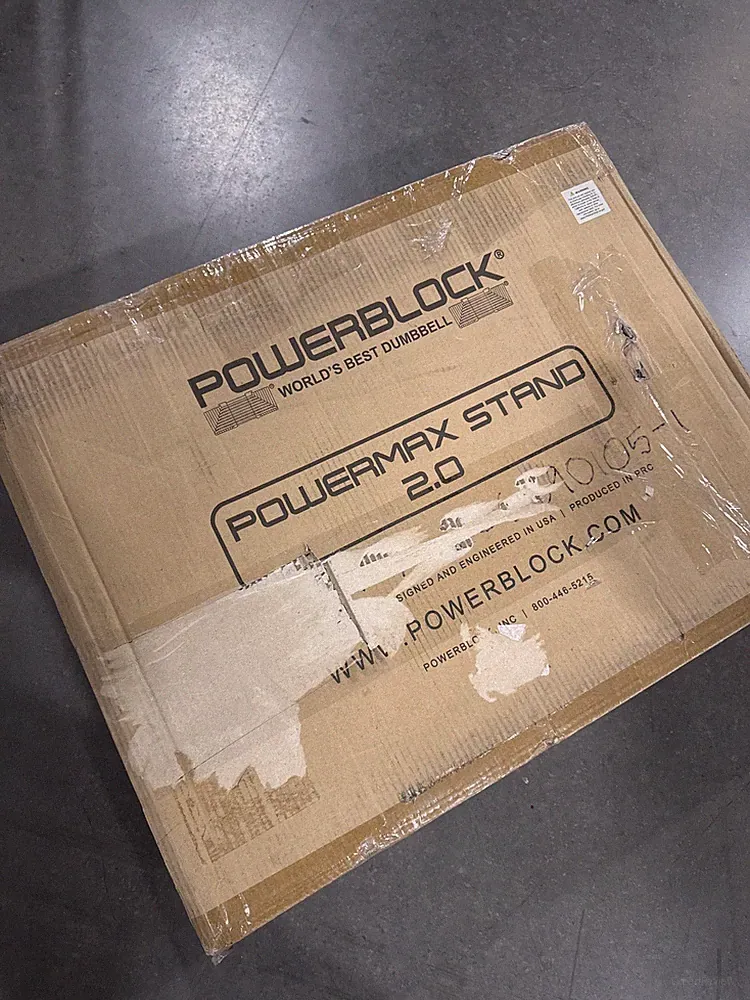 POWERBLOCK POWERMAX STAND 2.0 - DUMBBELL RACK AND WEIGHT RACK - - Scratch & Dent