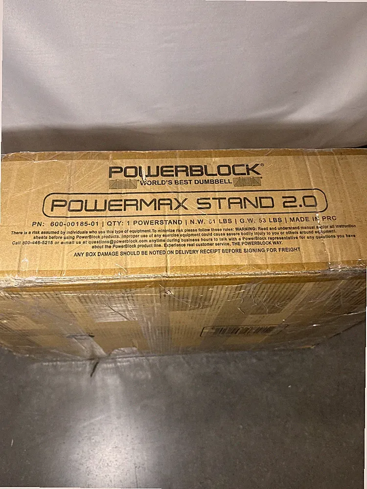 POWERBLOCK POWERMAX STAND 2.0 - DUMBBELL RACK AND WEIGHT RACK, USE WITH - BLACK