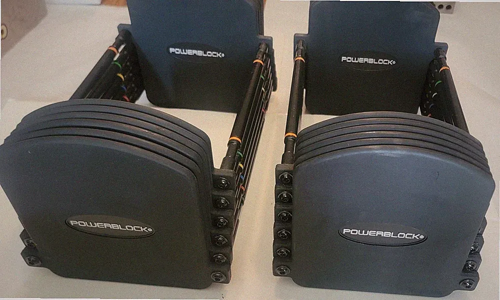 Powerblock pro Dumbbell Weight No Handles Power Block 30 pd each Set 60 pd total
