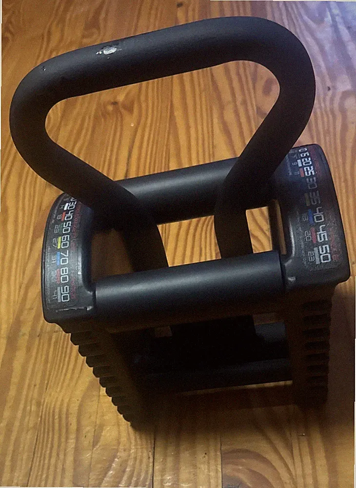PowerBlock Pro Series Kettlebell Handle Compatible Pro Series Dumbbells For Gym