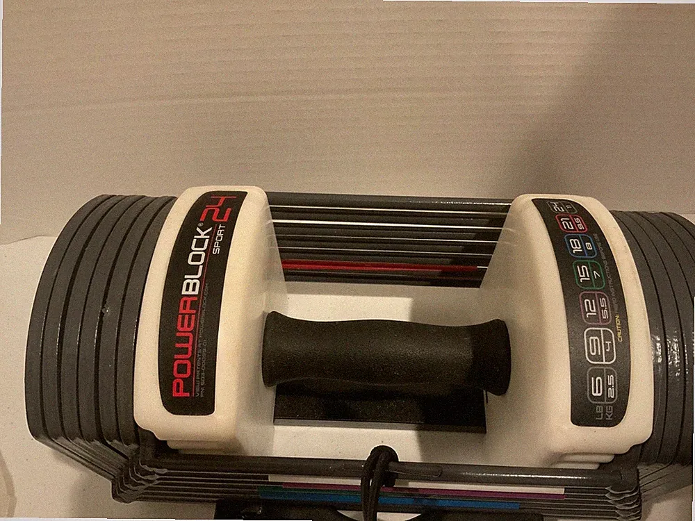 PowerBlock Sport 24lb Adjustable Speedblock Dumbbell Single (1)