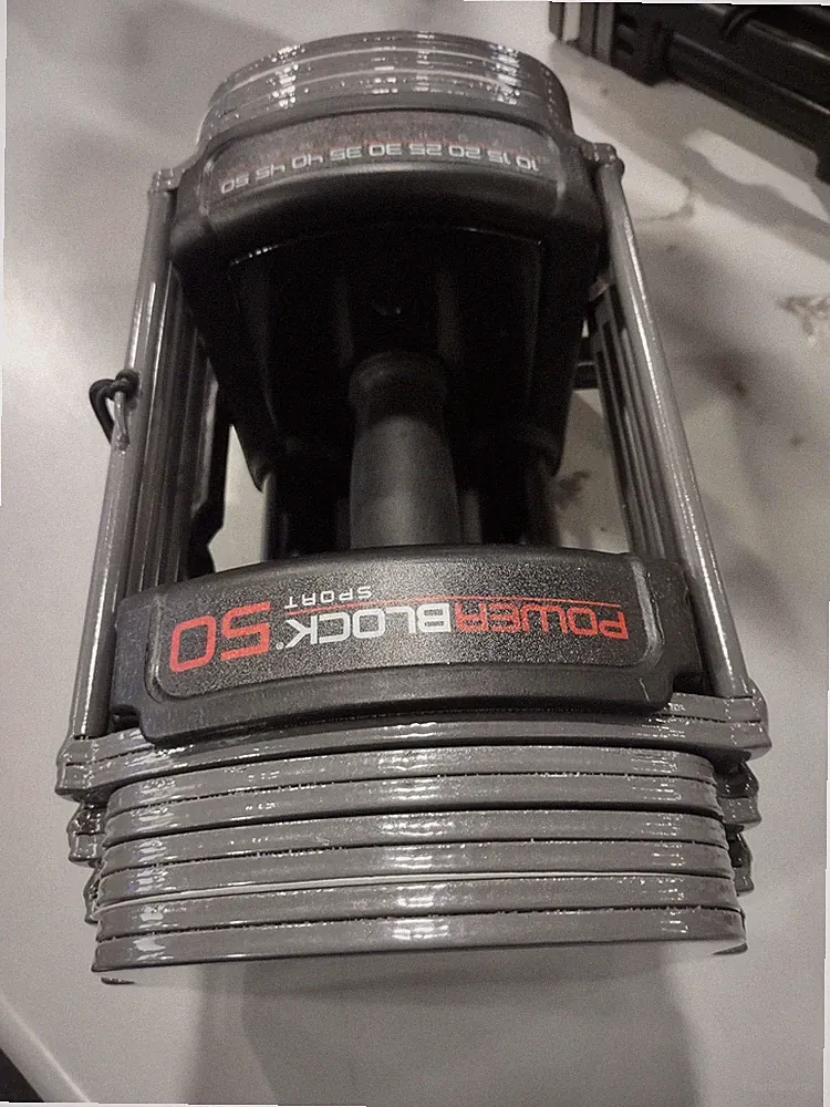 POWERBLOCK SPORT 50, 5-50 LB, 1 PIECE- GRAY