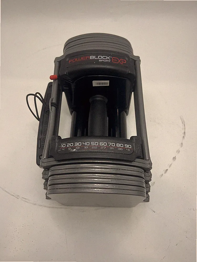 POWERBLOCK SPORT EXP 10-50 LBS BLOCK HANDLE UP TO 90 LBS 1 PC - Scratch & Dent