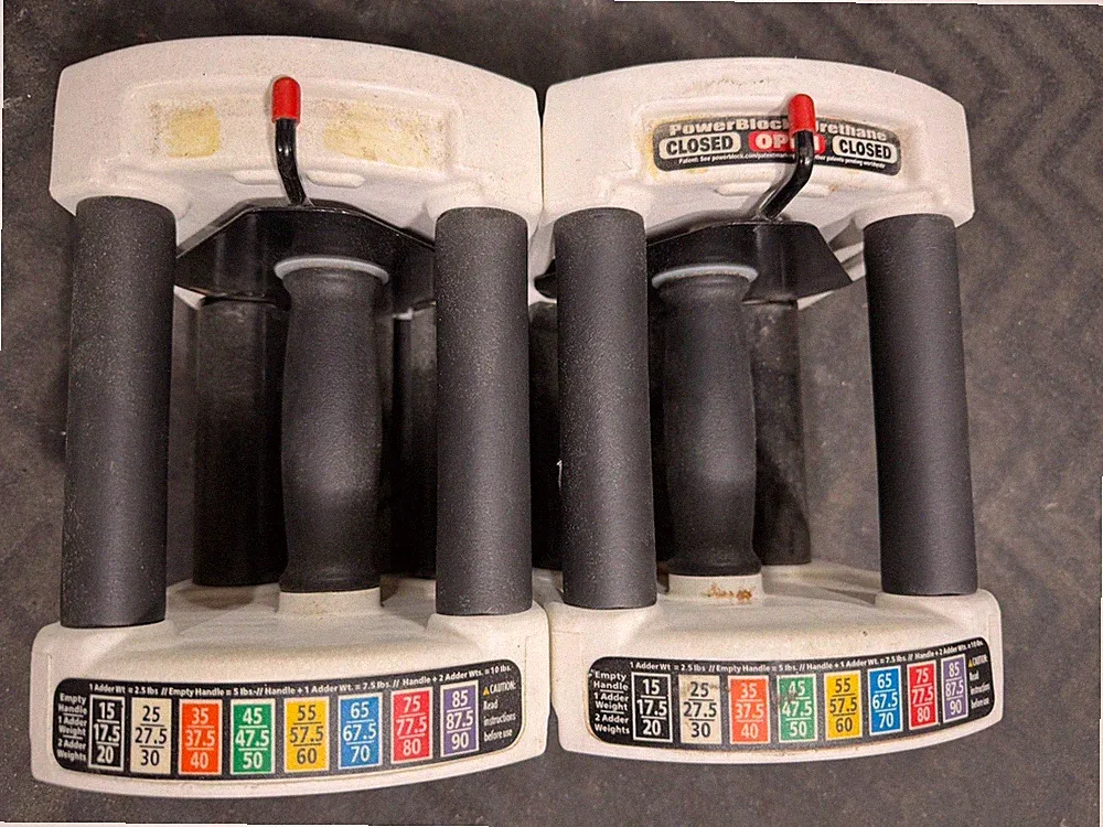 PowerBlock (U-90) Replacement HANDLES With 4 Adder Weights