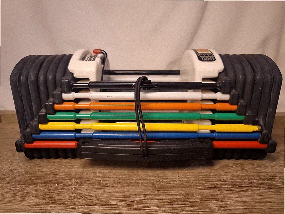 Powerblock Urethane Dumbbell 7-33 Pound Range-Adjustable SINGLE