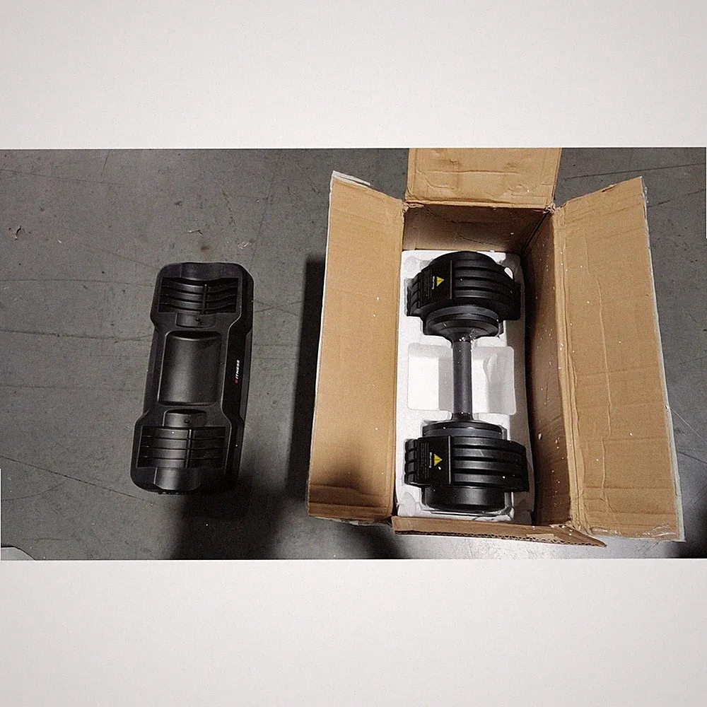 Pre-Owned 55LB Adjustable Dumbbell 1pc 5-in-1 Weight Home Gym