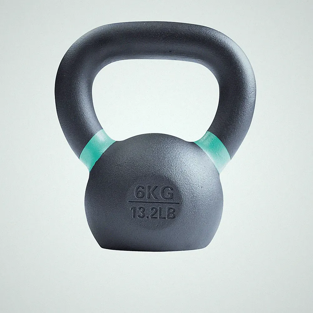 Premium Kettlebell 6kg Chip Resistant Single Cast Weightlifting Fitness Home Gym